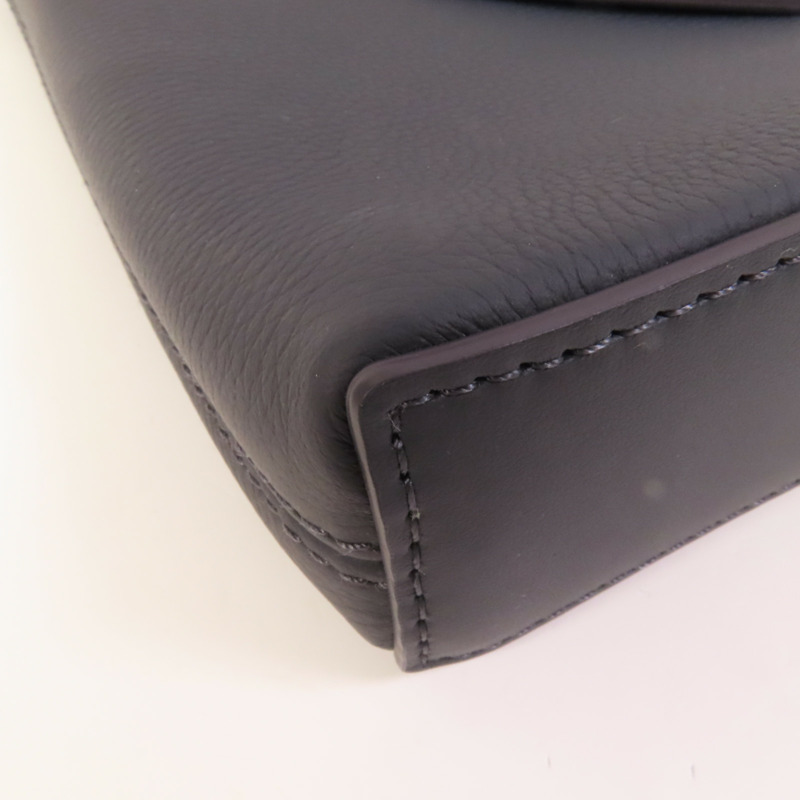 LOUIS VUITTON 牛皮皮革Takeoff Pouch銀扣手拿包-13