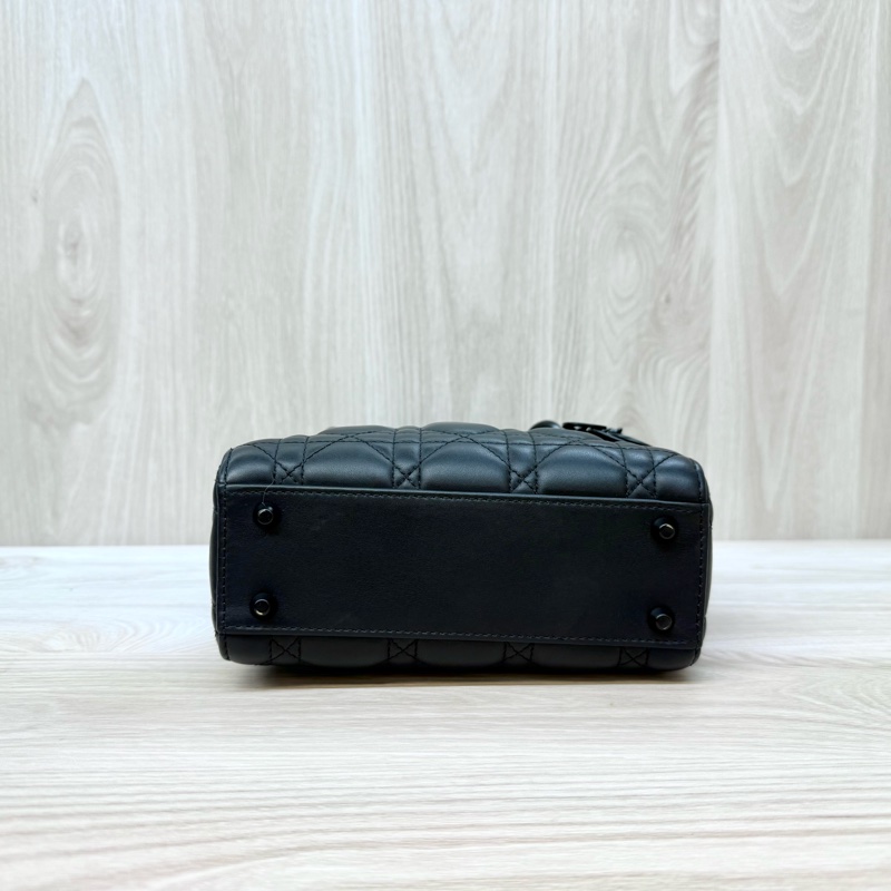 DIOR黑色啞光小牛皮LADY DIOR MINI黛妃M0505SLOI-5