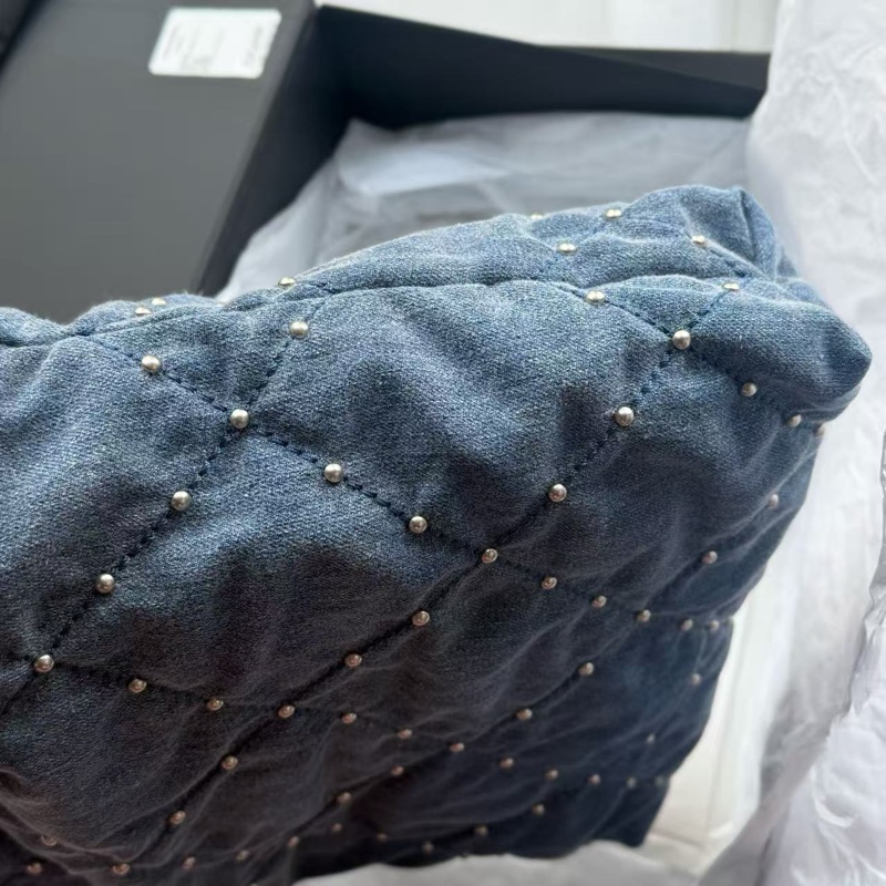 全新全配🈶25年購證❤️ 香奈兒 #22bag #牛仔 #小號 #丹寧-3