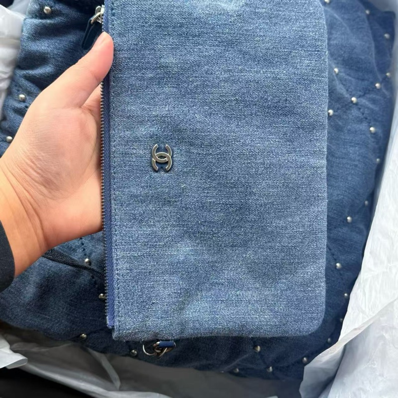 全新全配🈶25年購證❤️ 香奈兒 #22bag #牛仔 #小號 #丹寧-8