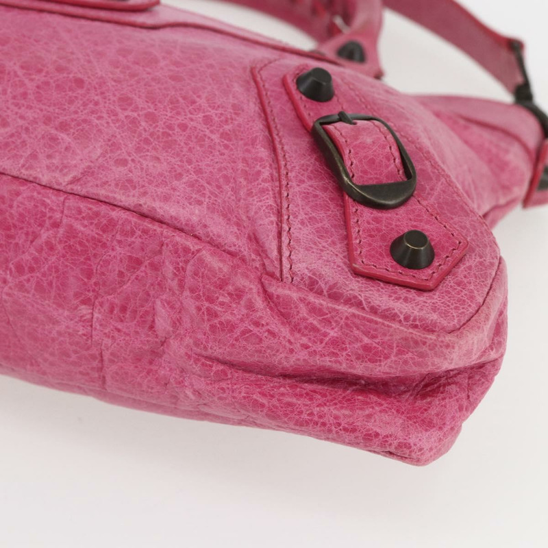 【日本直送】BALENCIAGA The Town 手提包 皮革 2way 粉紅色 103208 Auth am10166V-9