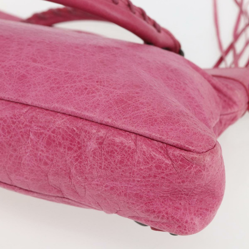 【日本直送】BALENCIAGA The Town 手提包 皮革 2way 粉紅色 103208 Auth am10166V-15