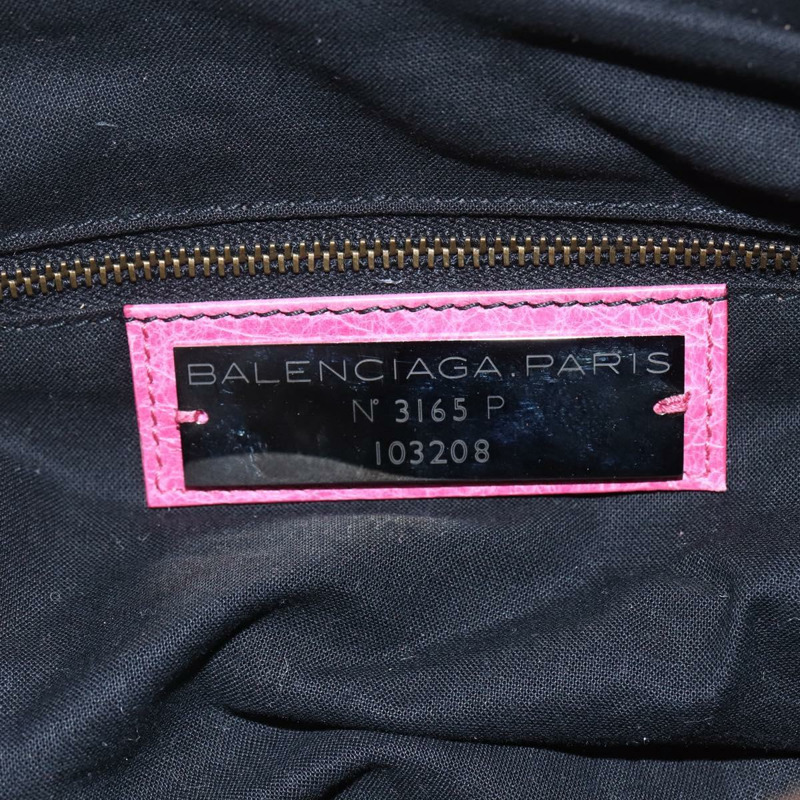 【日本直送】BALENCIAGA The Town 手提包 皮革 2way 粉紅色 103208 Auth am10166V-18
