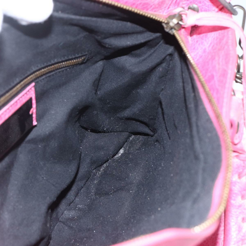 【日本直送】BALENCIAGA The Town 手提包 皮革 2way 粉紅色 103208 Auth am10166V-20