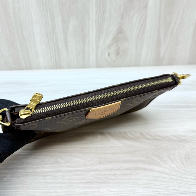 LV原花綠背帶五合一麻將包M44813-9