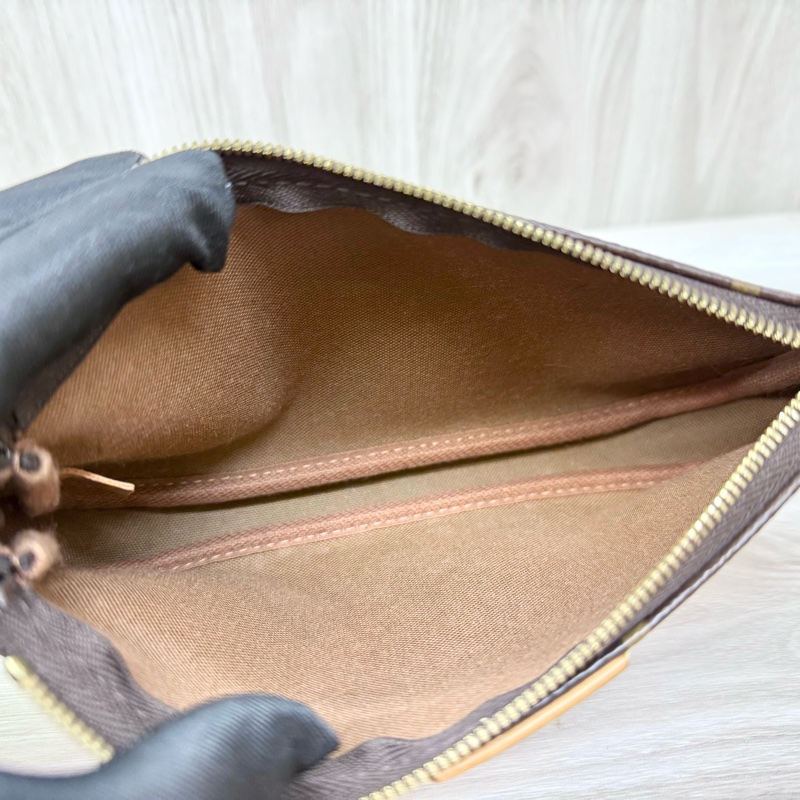 LV原花綠背帶五合一麻將包M44813-10