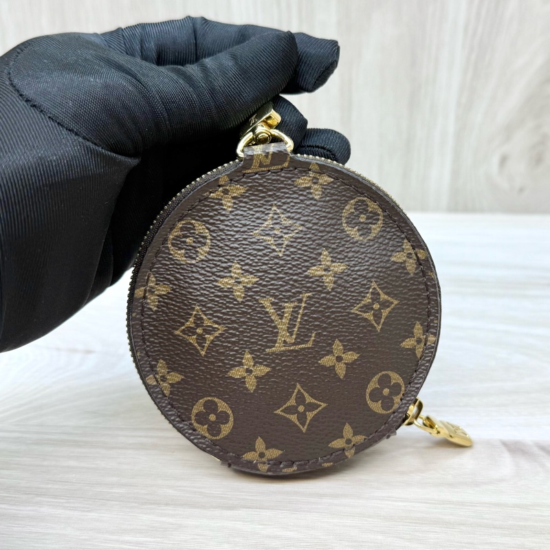 LV原花綠背帶五合一麻將包M44813-14