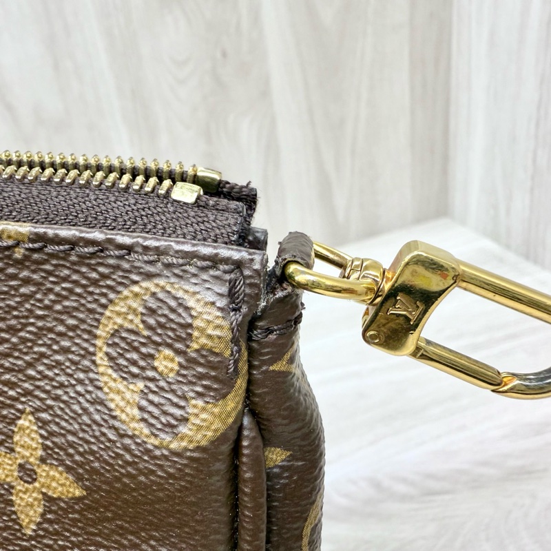 LV原花綠背帶五合一麻將包M44813-25