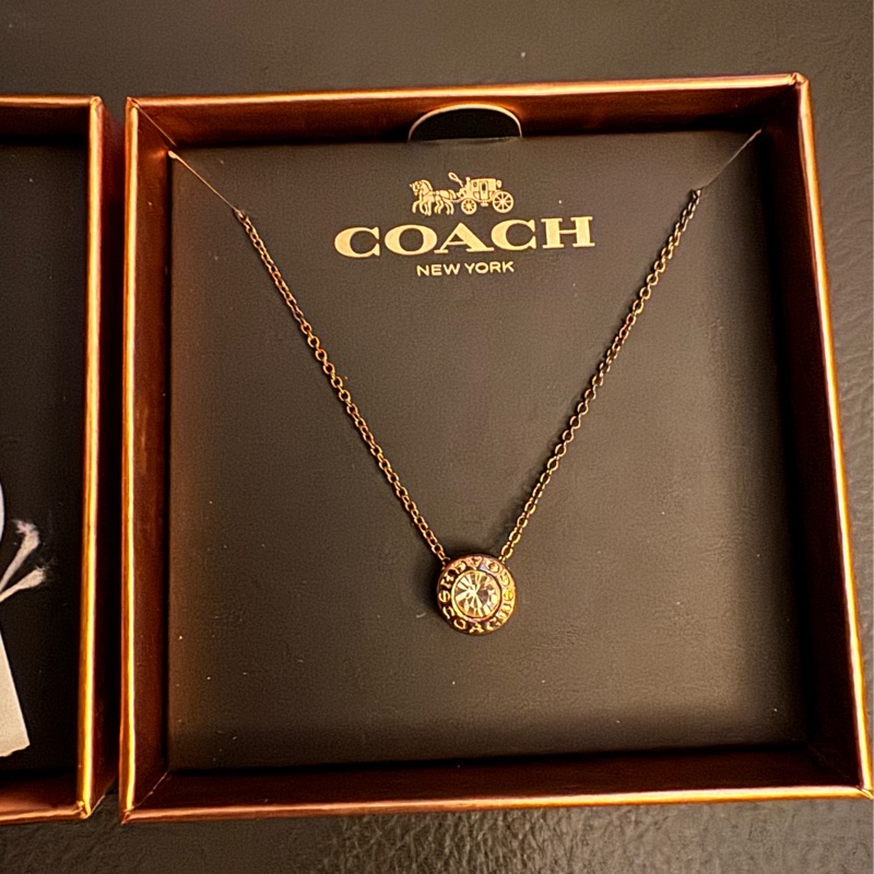 Coach 頸鍊連耳環-0