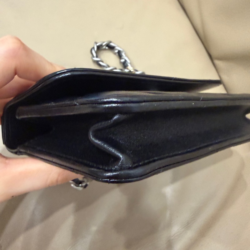 全配🈶購證 芯片款❤️ 香奈兒 #19bag #woc #黑銀 #mini-13