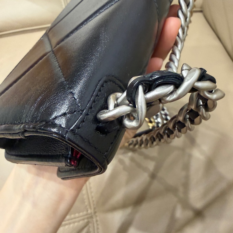 全配🈶購證 芯片款❤️ 香奈兒 #19bag #woc #黑銀 #mini-21