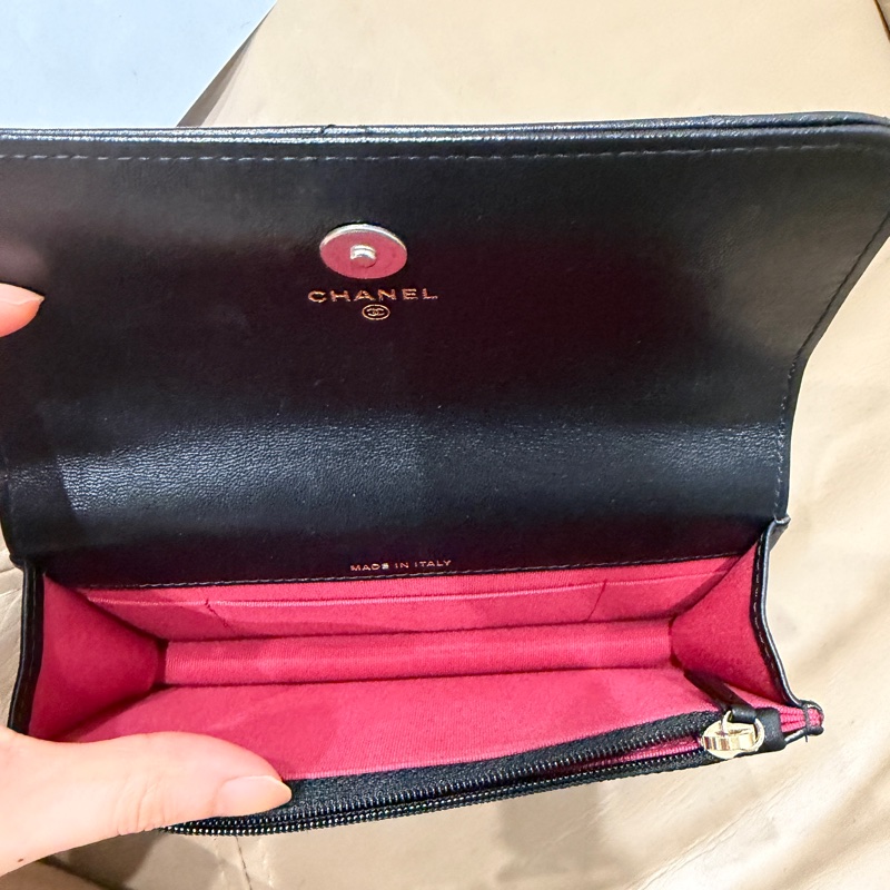 全配🈶購證 芯片款❤️ 香奈兒 #19bag #woc #黑銀 #mini-37