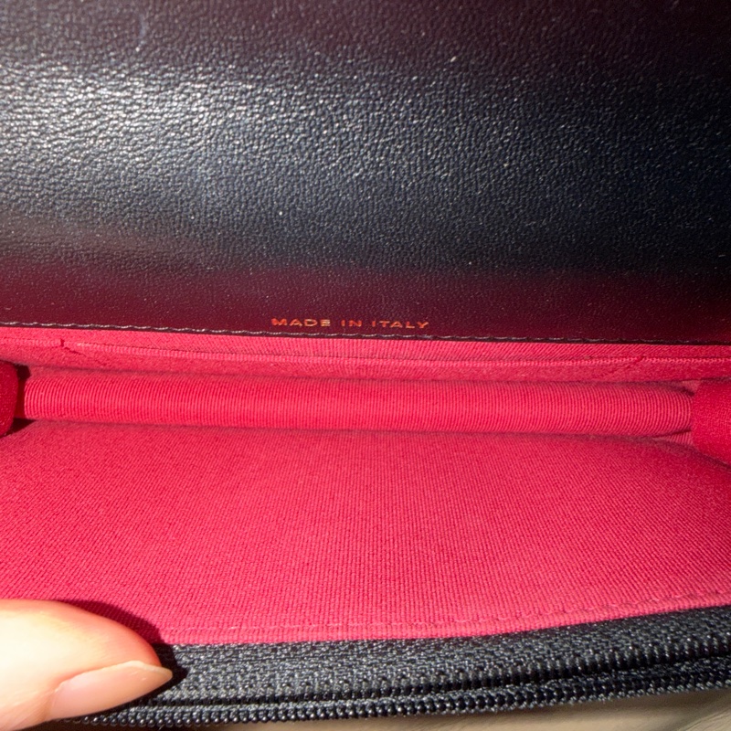 全配🈶購證 芯片款❤️ 香奈兒 #19bag #woc #黑銀 #mini-38