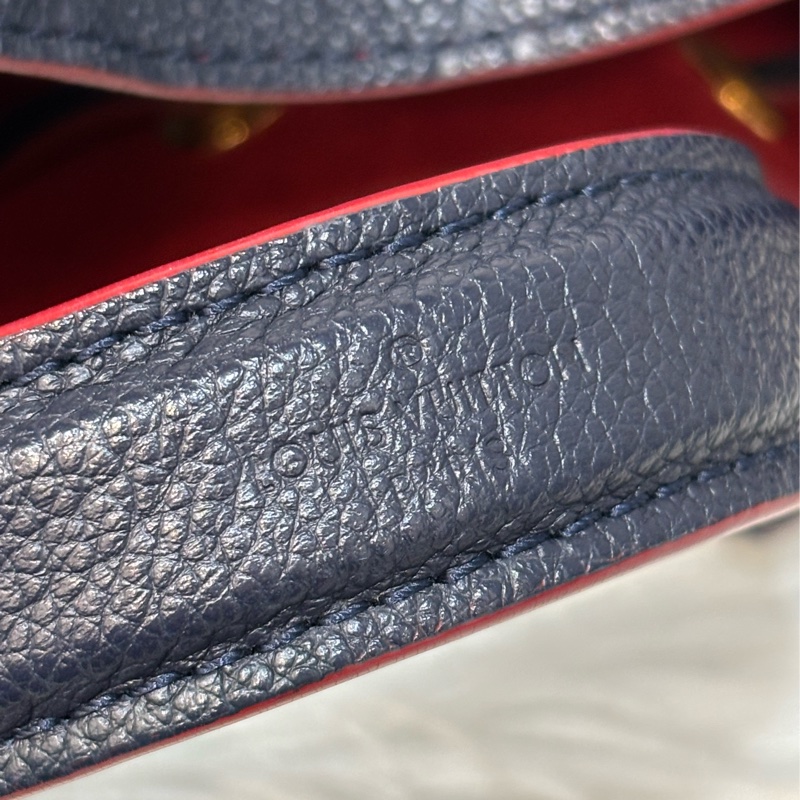 LV M45306 MM Nano Noé 荔枝皮 海軍藍 紅 雙色 水桶包 肩背包 側背包 斜背包 兩用包-19