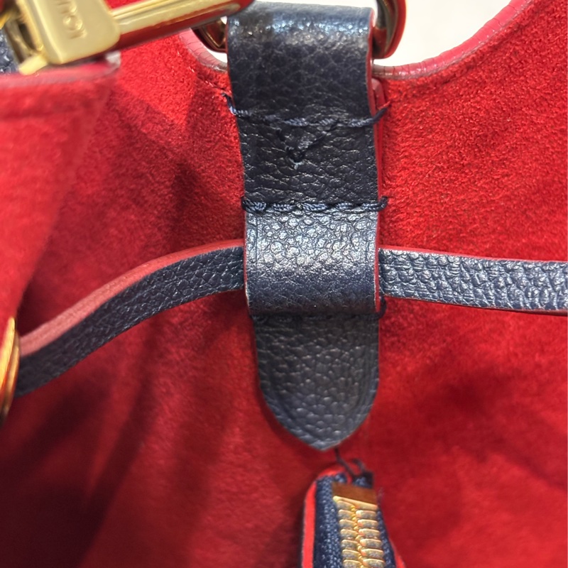 LV M45306 MM Nano Noé 荔枝皮 海軍藍 紅 雙色 水桶包 肩背包 側背包 斜背包 兩用包-27