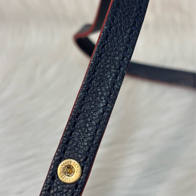 LV M45306 MM Nano Noé 荔枝皮 海軍藍 紅 雙色 水桶包 肩背包 側背包 斜背包 兩用包-41