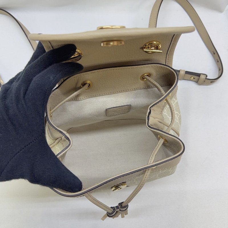 GUCCI Ophidia燕麥迷你小書包-4