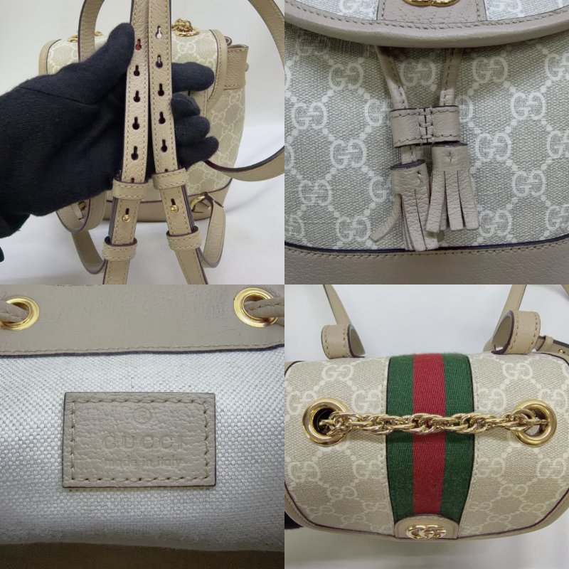 GUCCI Ophidia燕麥迷你小書包-6