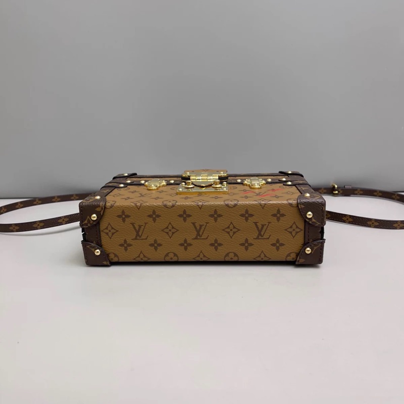 LV路易威登Petite Malle老花焦糖色大號硬盒子-3