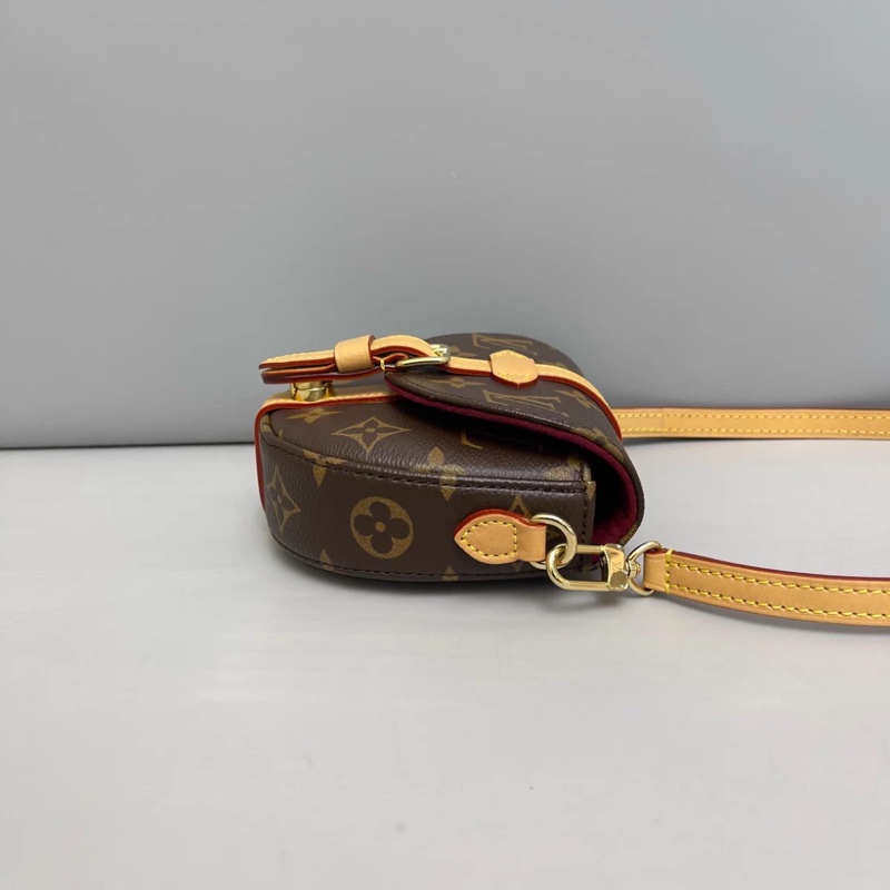 LV路易威登 老花迷你馬鞍包盾牌包 芯片款-2