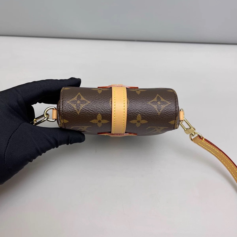 LV路易威登 老花迷你馬鞍包盾牌包 芯片款-4