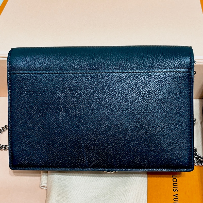 Louis Vuitton Pochette My Lockme LV鏈包  黑 Lockme 鏈條手拿包-8