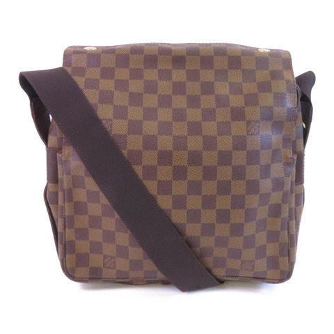LOUIS VUITTON Damier Naviglio金扣肩背袋