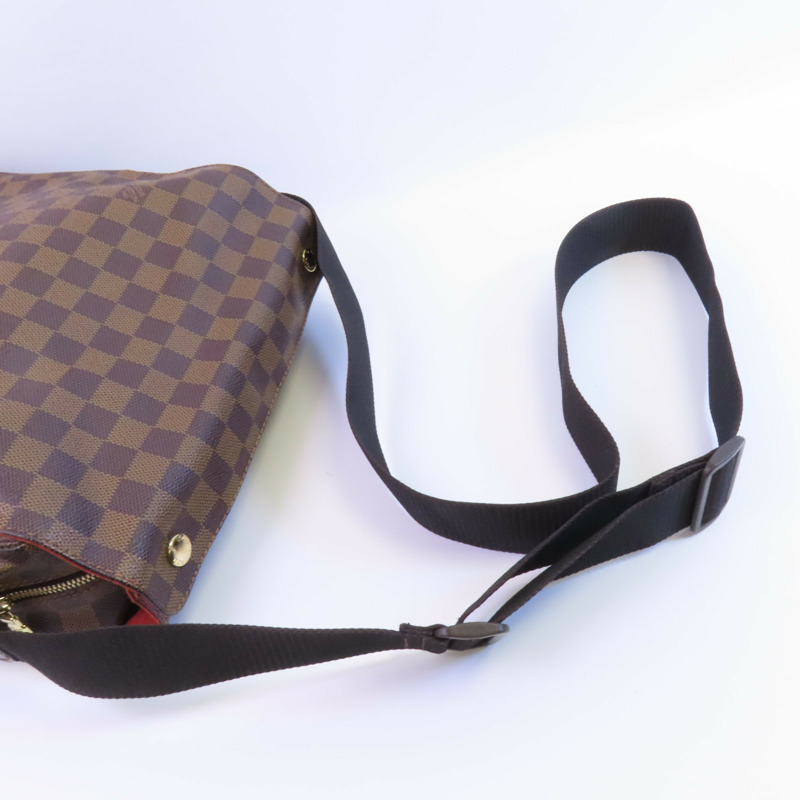 LOUIS VUITTON Damier Naviglio金扣肩背袋-4