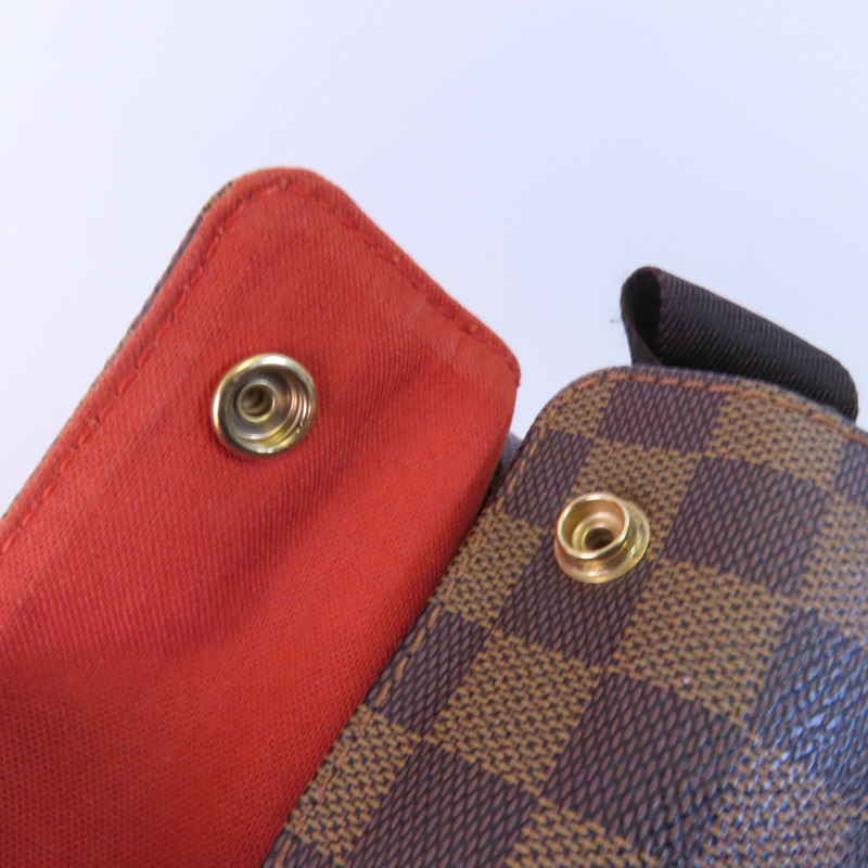 LOUIS VUITTON Damier Naviglio金扣肩背袋-13