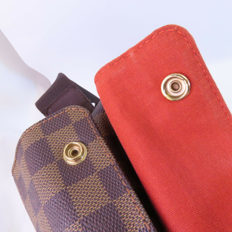 LOUIS VUITTON Damier Naviglio金扣肩背袋-14