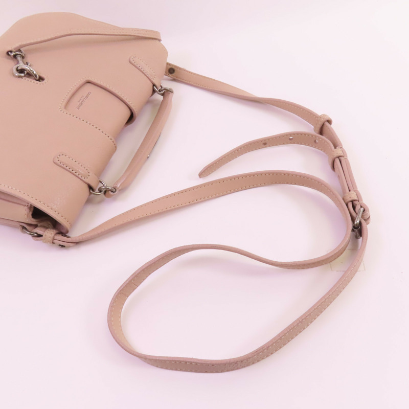 SAINT LAURENT 牛皮皮革2Way Shoulder Bag銀扣手挽肩背兩用袋-4