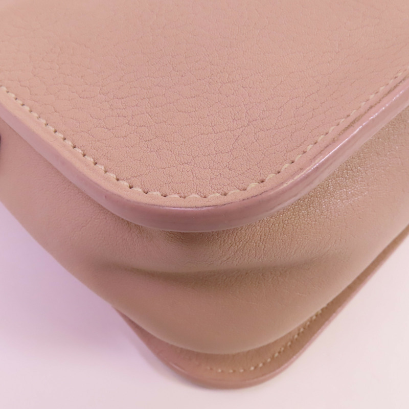 SAINT LAURENT 牛皮皮革2Way Shoulder Bag銀扣手挽肩背兩用袋-7