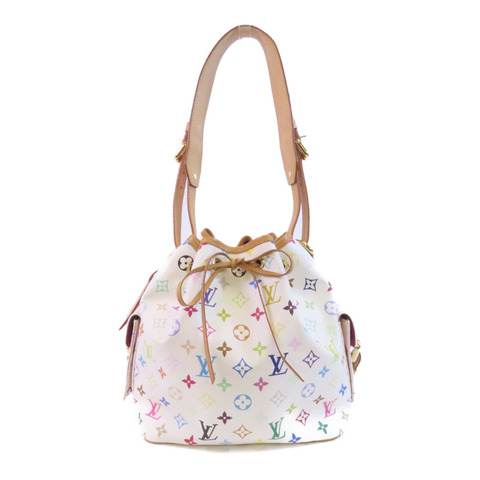 LOUIS VUITTON Monogram Multicolore Petit Noe金扣肩背袋