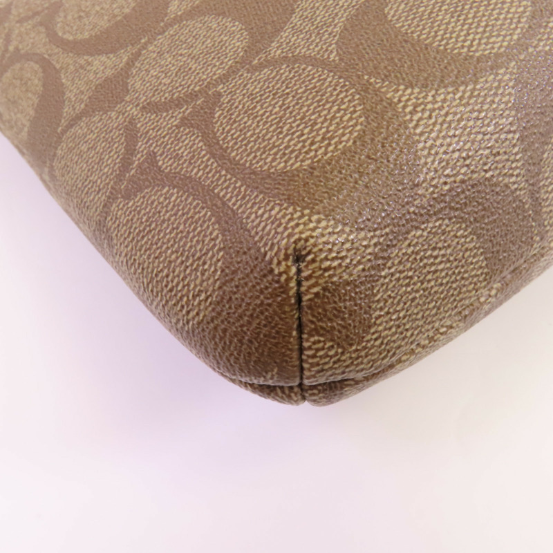 COACH 塗層帆布Shoulder Bag金扣肩背袋-7