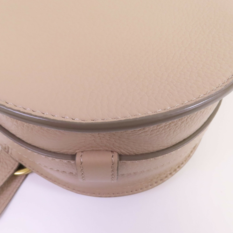 Chloe 牛皮皮革Small Marcie Saddle金扣肩背袋-8