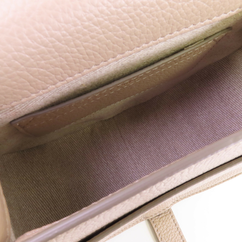 Chloe 牛皮皮革Small Marcie Saddle金扣肩背袋-11