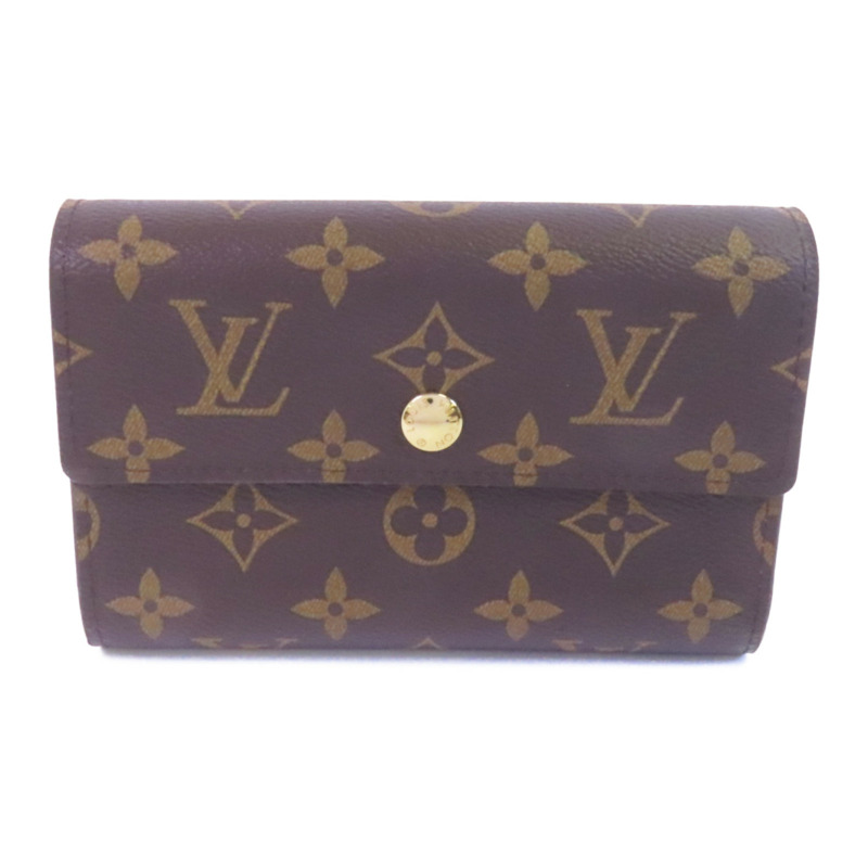 LOUIS VUITTON Monogram Portefeuille Alexandra金扣長錢包-0