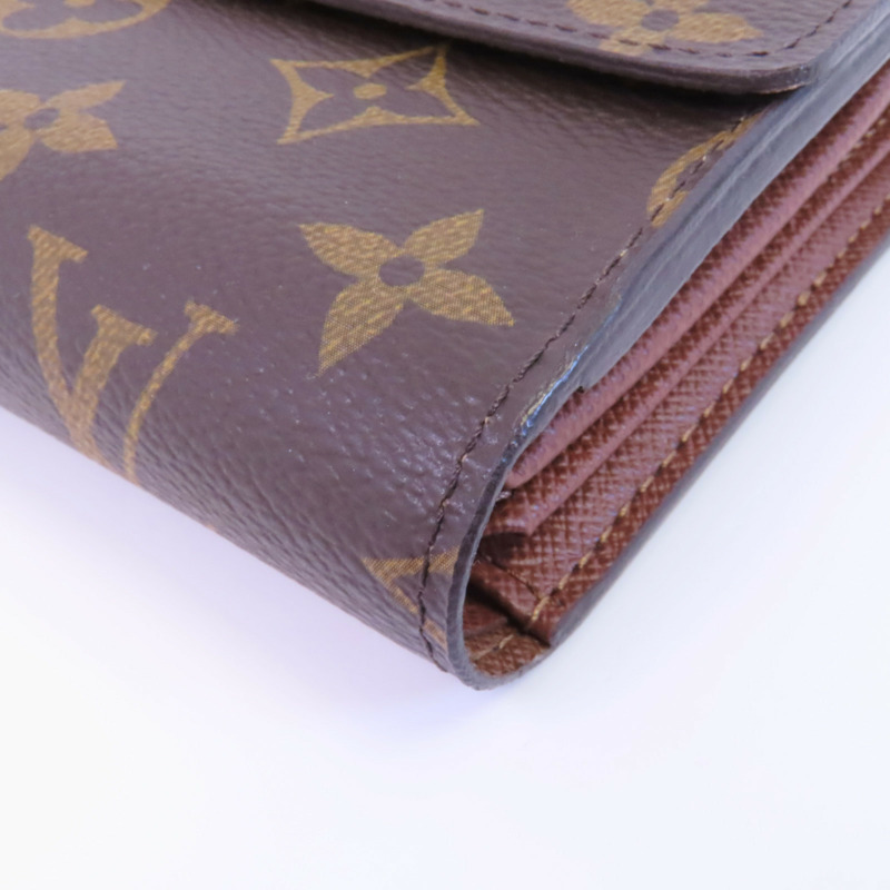 LOUIS VUITTON Monogram Portefeuille Alexandra金扣長錢包-6