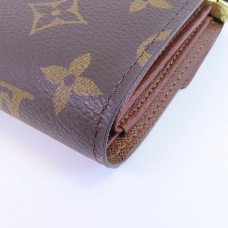 LOUIS VUITTON Monogram Portefeuille Alexandra金扣長錢包-8
