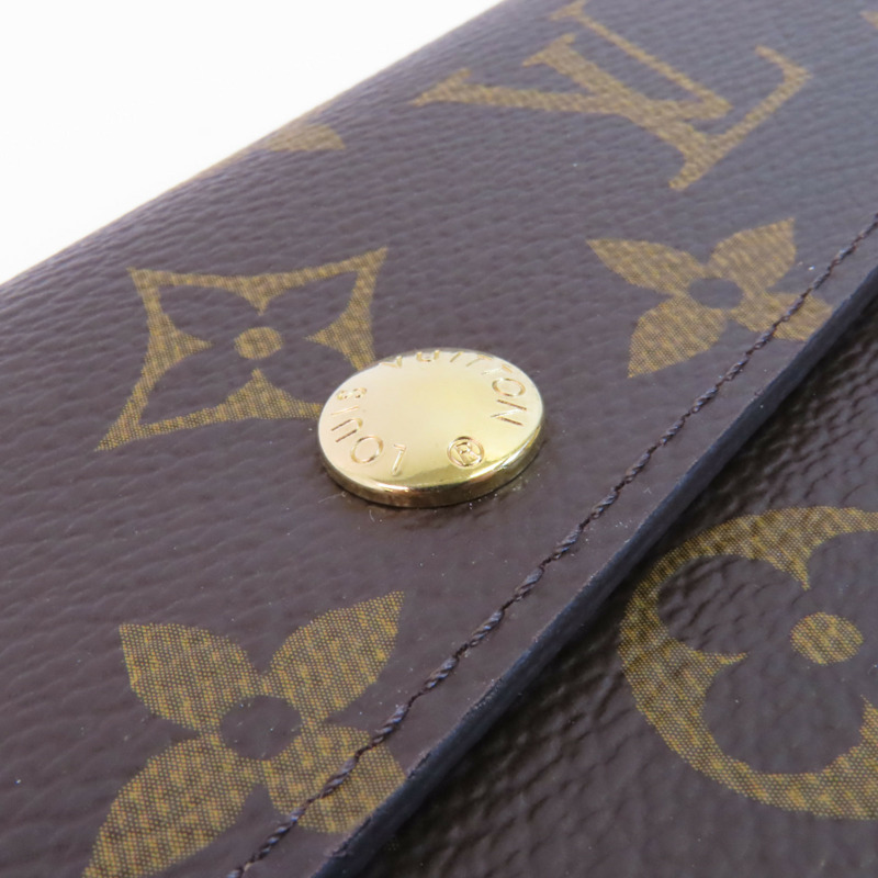 LOUIS VUITTON Monogram Portefeuille Alexandra金扣長錢包-9