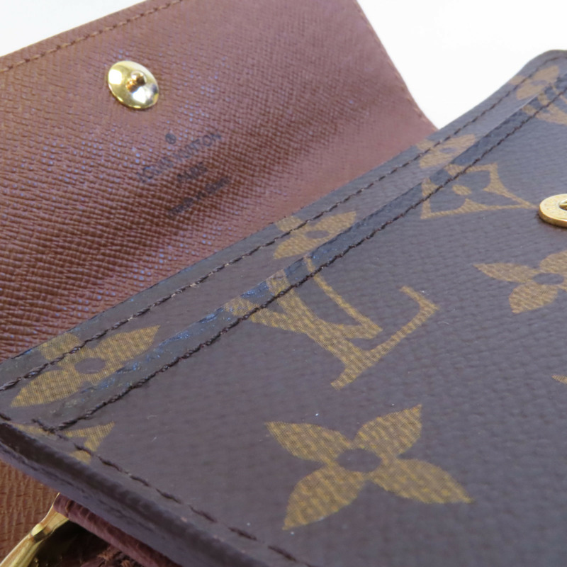 LOUIS VUITTON Monogram Portefeuille Alexandra金扣長錢包-11
