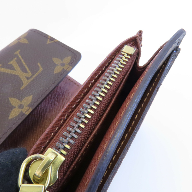LOUIS VUITTON Monogram Portefeuille Alexandra金扣長錢包-17