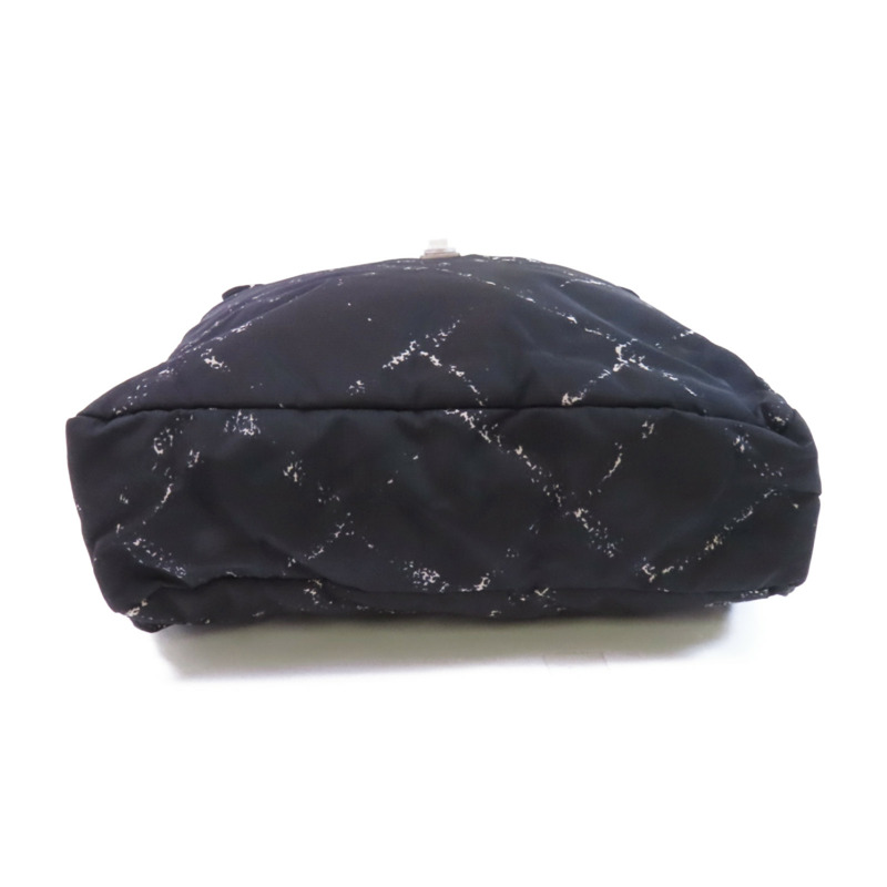 CHANEL 尼龍Travel Line Backpack銀扣背包-4