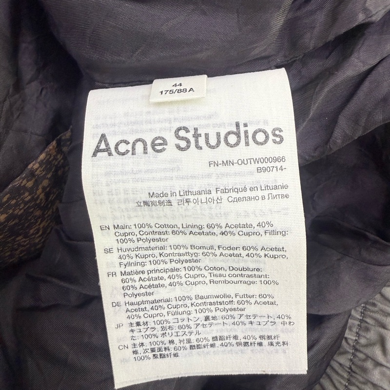 Acne Studios 潑墨外套 size FR 44-4