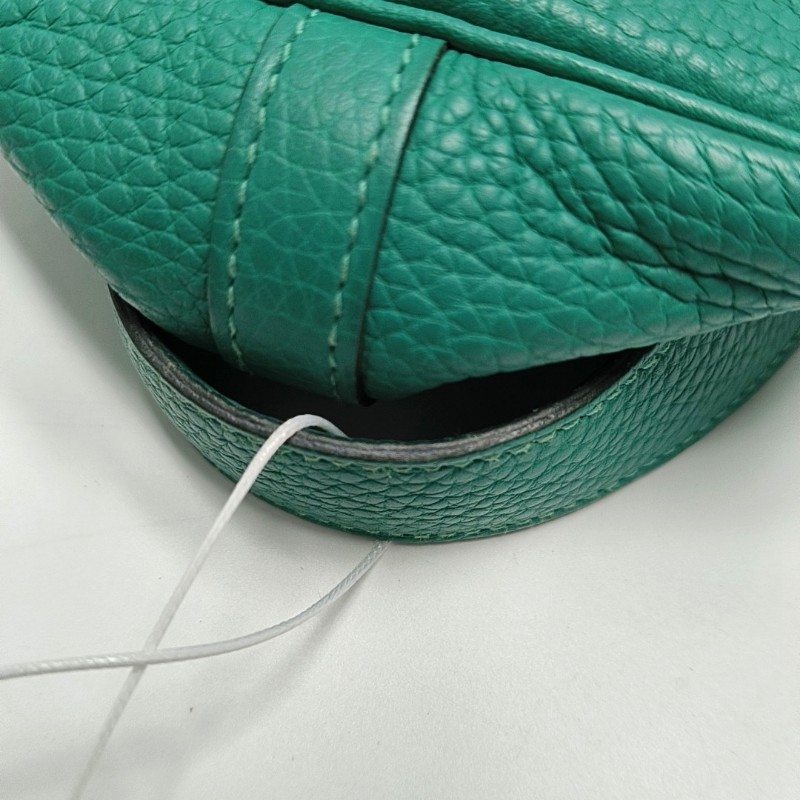 HERMES Picotin Lock 18 維羅納綠Clemence牛皮菜籃子手提包 金色五金 D刻-9