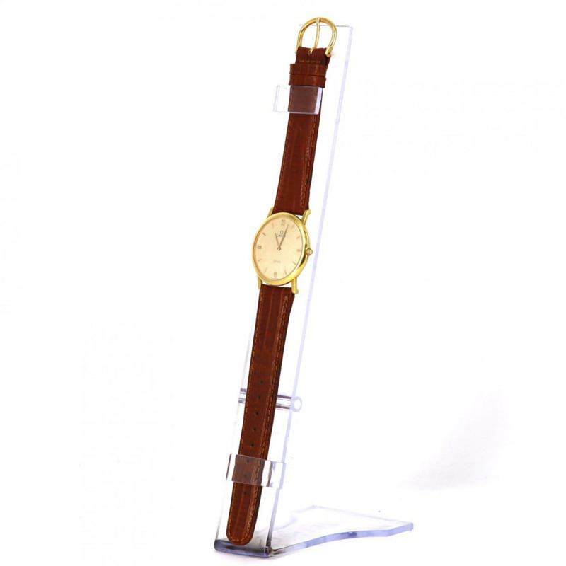 歐米茄碟飛 YG 石英腕錶-1