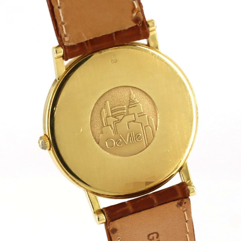 歐米茄碟飛 YG 石英腕錶-4