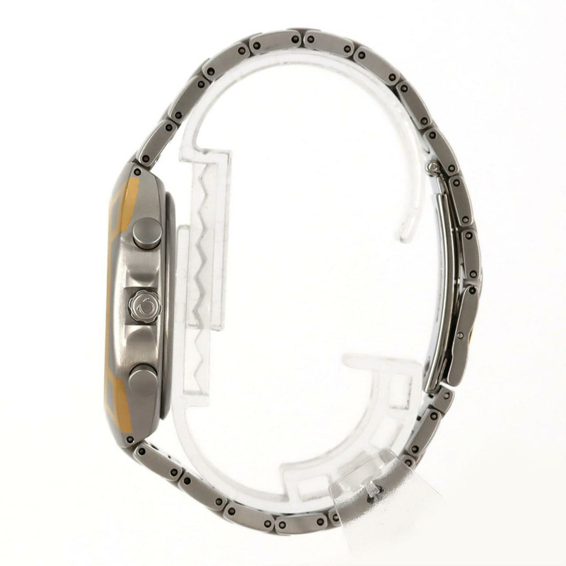 歐米茄海馬系列北極星計時碼錶 GP 雙色 386.1031 SSxGP 石英腕錶-2