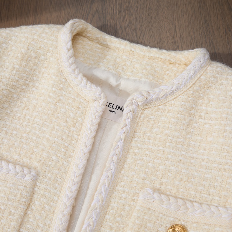 ❤️ CELINE 百搭爆款 米色優雅外套-3