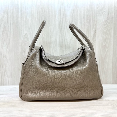 Hermers 18大象灰銀扣T/C皮Lindy30